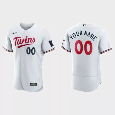 Minnesota Twins Custom Men's Nike 2023 Authentic Jersey C White